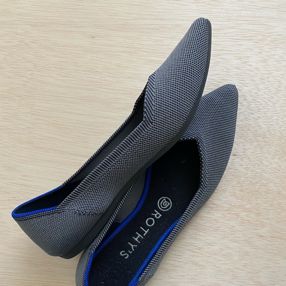 Rothys EUC The Point Cloud Grey Birdseye 8.5